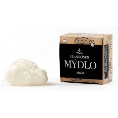 Mydełko dziecięce alchemistek lanolin kształty – samochodzik motylek | WERECO