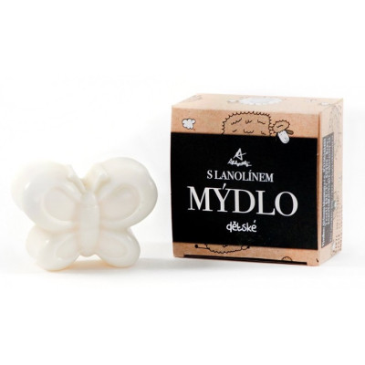 Mydełko dziecięce alchemistek lanolin kształty – samochodzik motylek | WERECO