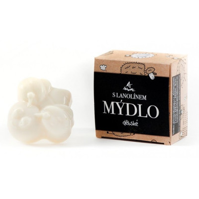Mydełko dziecięce alchemistek lanolin kształty – samochodzik motylek | WERECO