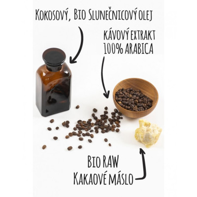 Alchemiczne mydło kawowe z ziarnami – peeling kofeinowy 80g | WERECO