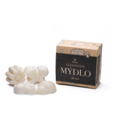 Alchemiczne dziecięce mydło lanolin mini seria – pszczółka motylek | WERECO