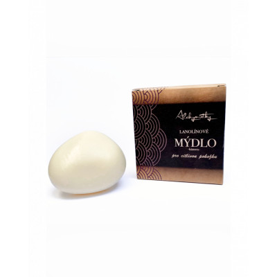 Alchemiczne mydło z lanolinu kamień – do wrażliwej skóry 90g | WERECO